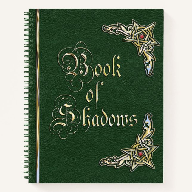 Green and Gold Book of Shadows (Front)