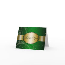 Green and Gold Floral