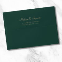 Green and Gold Wedding 5x7