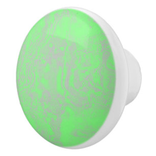 green and grey marble ceramic knob