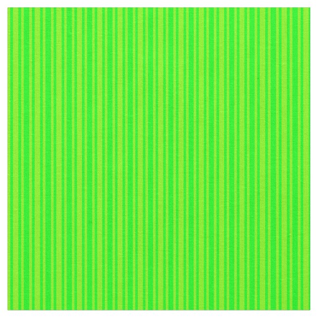 Green and Lime Coloured Lined Pattern Fabric (Close Up)