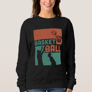 Green and Orange Basketball Beautiful Design Sweatshirt