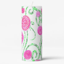 Green and Pink Flower Vines