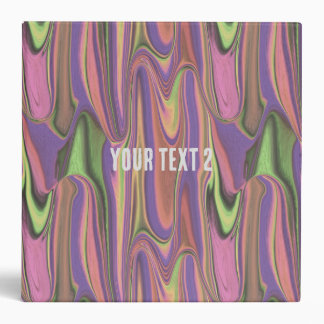 green and pink lava binder