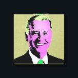 Green and Pink President Biden Pop Art Canvas Print<br><div class="desc">Political Pop Art Gear and Political Gifts from PolitiClothes.com & PolitiCardz.com Find the Most Unique Election and Political Gifts Including: Political T-shirts, Political Bumper Stickers, Political Buttons, Political Posters, Political Pins, Political Cards, Political Mugs, Political Posters, Political Signs and More! Political Art & Gear: http://www.PolitiClothes.com Political Cards & Gifts: http://www.PolitiCardz.com...</div>