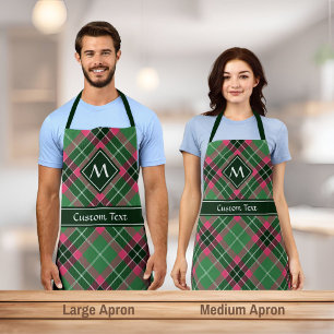 Green and Pink Tartan Apron