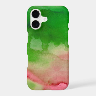 Green And Pink Watercolor Custom