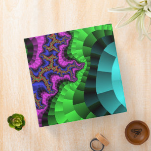 Green and Purple Gear Binder