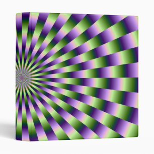 Green and Purple Weave Binder