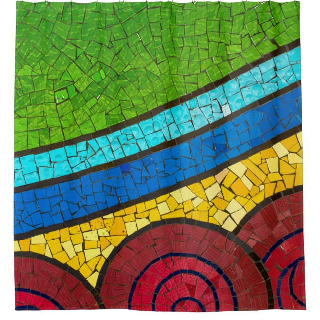 Green and red abstract painting (Front)