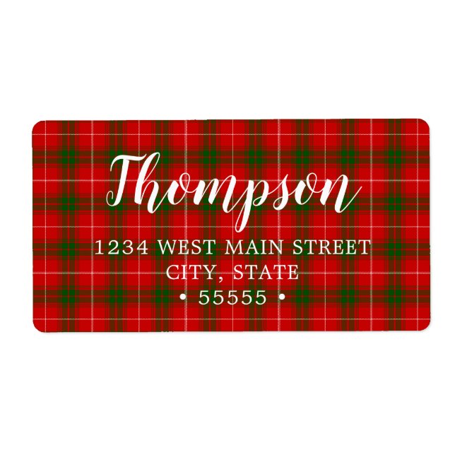 Green and Red Duke of Rothesay Tartan (Front)