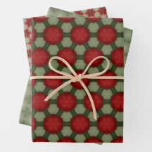 green and red holiday gift wrap