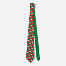 Green and Red Stripe B2 Bomber Pattern Christmas