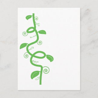 Green and the Beanstalk Postcard