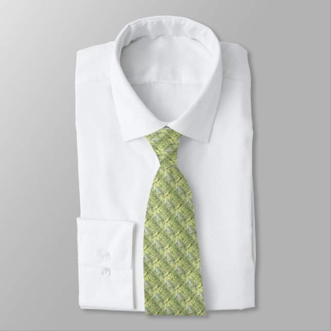 Green And Tweed Tie (Tied)