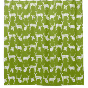 Green and White Deer Bucks Doe Wildlife Nature