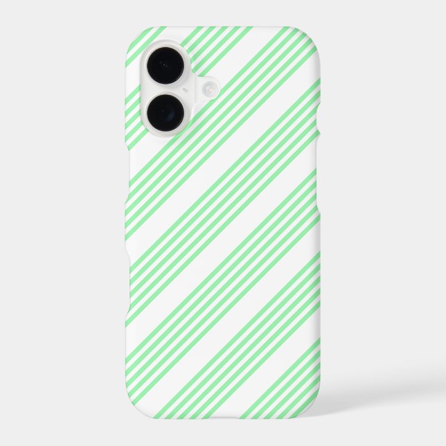 Green and white five stripes pattern (Back)
