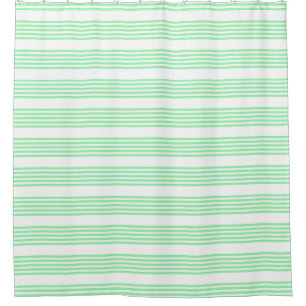 Green and white five stripes pattern