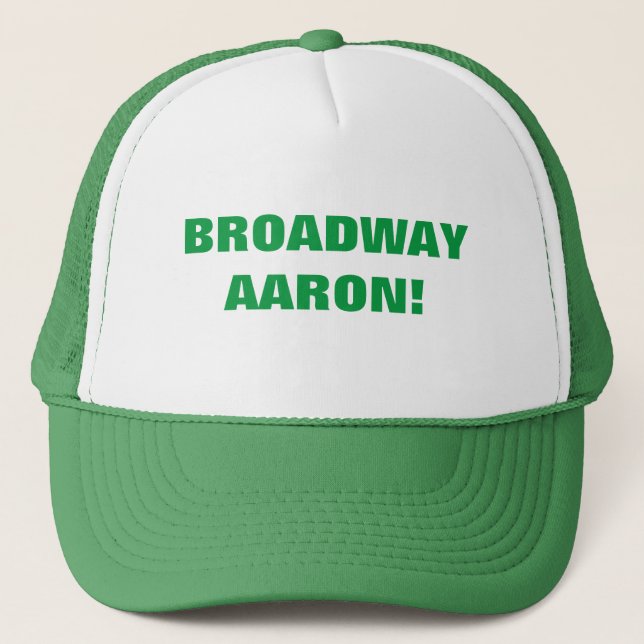 GREEN AND WHITE HAT  (Front)