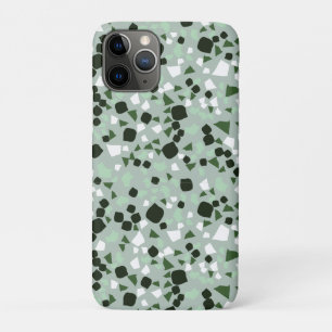 Green and White terrazzo Minimal modern  Case-Mate iPhone 11 Pro Case