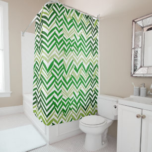 Green and white ZigZag