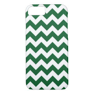 Green and White Zigzag Pattern iPhone 8/7 Case