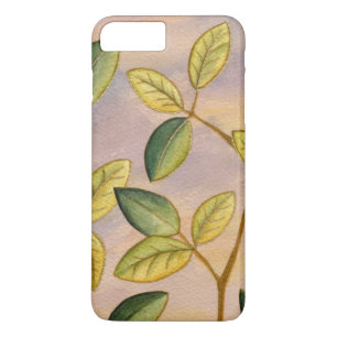 Green and Yellow Leaves on Sunset Background Case-Mate iPhone Case