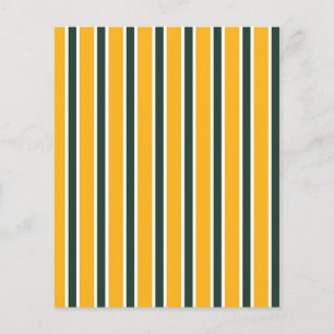 Green and Yellow Striped Scrapbook Paper