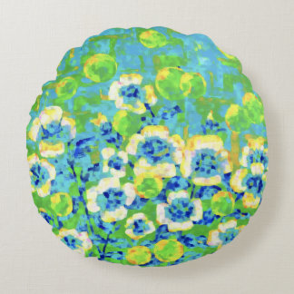 Green and Yellow Summer Pillow