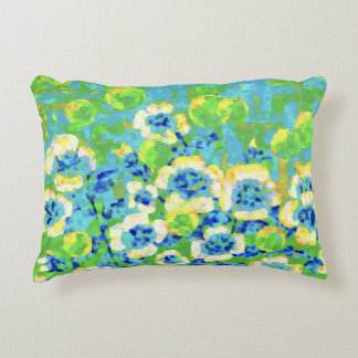 Green and Yellow Summer Pillow