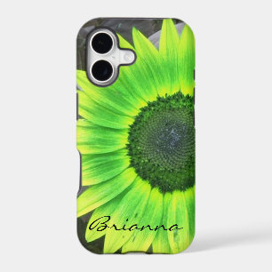 Green and Yellow Sunflower iPhone 5 Case