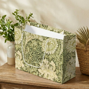 Green And Yellow William Morris Gift Bag 