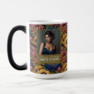 Green Anemones Petal 40Th Birthday For Niece Magic Mug