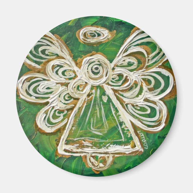 Green Angel Art Custom Magnet Gifts (Front)