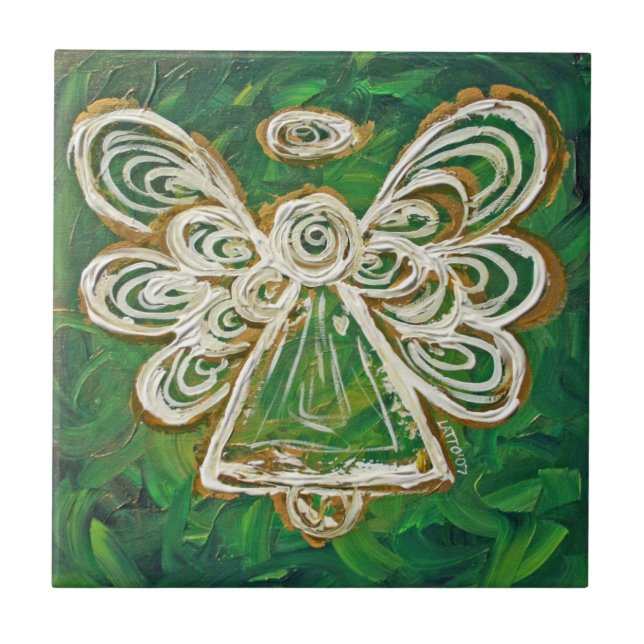 Green Angel Tile Gift (Front)