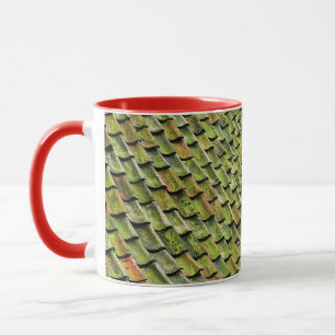 green angles mug