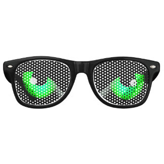 Green Animal Evil Eyes Party Sunglasses