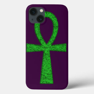 Green Ankh iPad Case