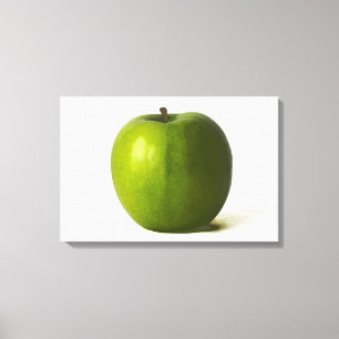 Green Apple 24x16 (60x40cm) waccnm Canvas Print