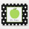 Green Apple / Black With White Polka Dots