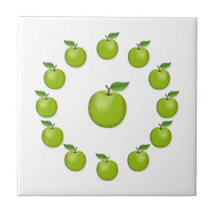 Green Apple Ceramic Tile
