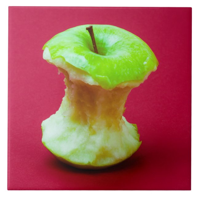 Green apple core tile (Front)
