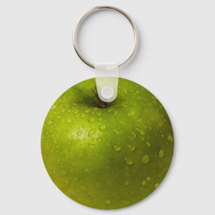Green apple keychain
