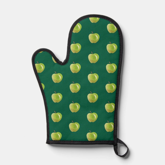 Green apple Oven mitt (Front)