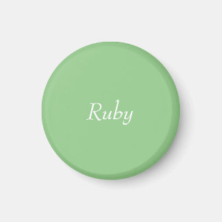 Green Apple Personalized Magnet