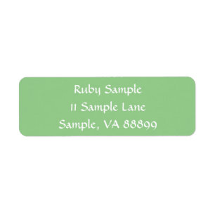 Green Apple Template Address Labels