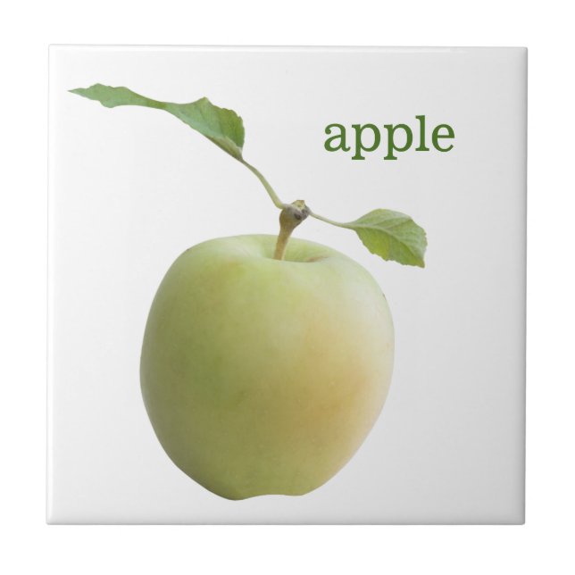 Green apple tile (Front)