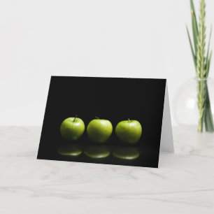Green Apple Trio Card