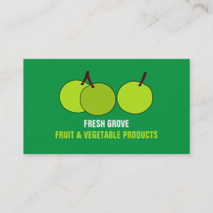 Green Apples, Greengrocers Business Card