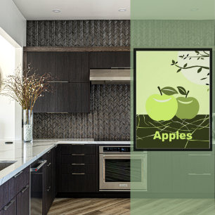 Green Apples Kitchen Wall Decor